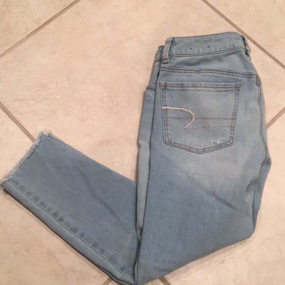 American eagle cropped light ripped jeans - Picture 5 of 5